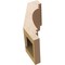 Ekena Millwork 5-inch W x 6-inch D x 10-inch H Pescadero Rough Cedar Woodgrain TimberThane Knee Brace, Primed BRCUR05X06X10PECRCPR - alternate 2